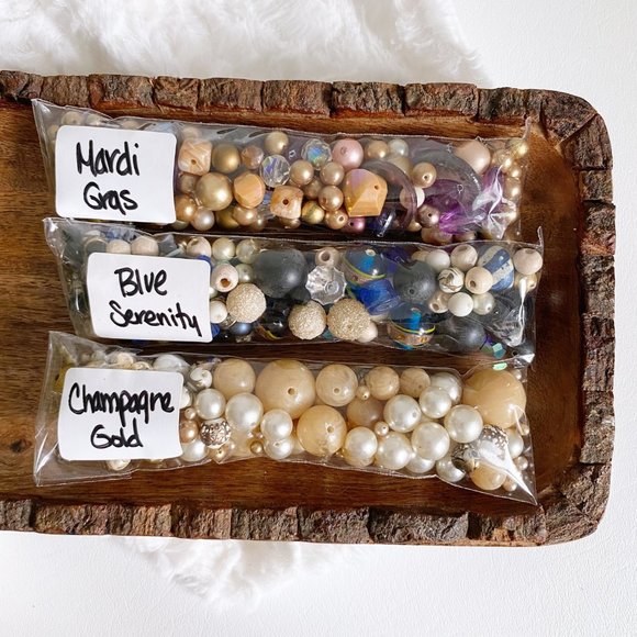 Bag of Beads Jewelry Making Bead Soup Crafts DIY Beading Boho Mixed Eclectic - Picture 9 of 12